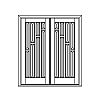 8-Panel double doors
Panel- Raised
Glazing- None